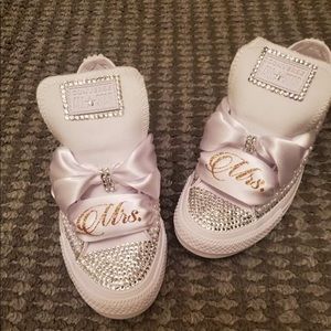 Brand New Blinged Converse size 7